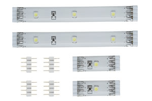 70337 FN YourLED Distance Pack 20cm ws 12V Coated YourLED LED strip short sections in daylight white light colour for the adaption of strip length to the respective layout. By combining the short sections, a wide range of intermediate sizes can be achieved. Easy installation thanks to adhesive backing and plug-in system. 703.37 Paulmann