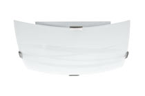 Ceiling lamp, Jenny, max. 2x60 W, opaque, satin, metal, glass