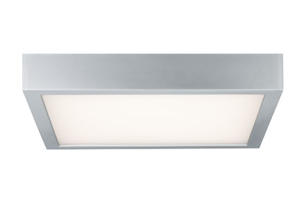 70386 Светильник WD Space 16,5W LED-Panel 300x300mm Chr-m State-of-the-art LED technology makes it possible for the Space wall and ceiling lamp to combine an extremely flat surface mount with exceptionally even light distribution. The quiet, sleek design will harmonise with comfortable modern styles as well as interiors with more daring architectural features. 703.86 Paulmann