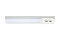 70391 Светильник WorX Plus Unterschrankl. 1x10W, белый Under-cabinet luminaire for corner or wall mounting with integrated Schuko sockets. Including electronic ballast for maximum energy efficiency and flicker-free immediate start. With integrated switch for easy operation. 703.91 Paulmann