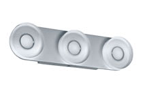 70477 WallCeiling rund Tucana IP44 LED 3x4,5W Tucana is a bathroom luminaire of stainless materials and owing to its splash protection suited for use in bathrooms and wet locations. 704.77 Paulmann