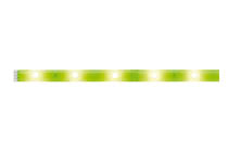 70483 FN YourLED DECO Stripe Neon Green LED strip for decorative light effects with green-coloured coating incl. fluorescent after-glow effect. The after-glow is activated both when switched on and also by daylight. Easy installation thanks to adhesive backing and plug-in system. Optional splash protection via accessories. Please select the required power supply based on the total strip length or an extendable basic set. 704.83 Paulmann