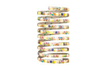 70601 FN DECO Stripe 3m Party 7,2W WarmWs LED strips with coloured print motifs offer completely new options for table decoration, to adorn furniture or rooms. Bond onto or wrap around object as required. From bouquet of flowers with merry children"s party, there are no limits to your imagination. 706.01 Paulmann