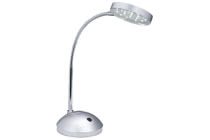 79530 Светильник настольный "Прогулка" 36х0,11W LED серебр./хром The Walk LED desk luminaire is surprisingly cheeky and flexible. Thanks to battery operation, no complicated wiring is needed to reposition it. Flexarm allows you to conveniently adjust the light at your workplace. Efficient LED light for an ideal workplace lighting. 795.30 Paulmann