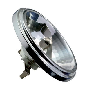NV Halogenreflektorlampe Halo+ AR111 60W G53 silber
