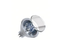 High-voltage halogen reflector lamp, cold light, 50 W GU5.3, silver 12 V