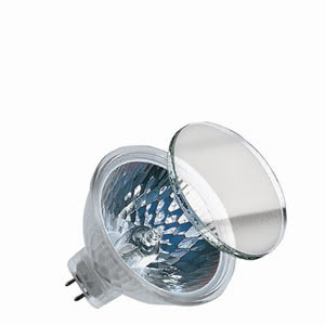 82339 Лампа галогенная 12V 35W GU5,3 38*FMW flood MR16 Hightec (D-51mm, H-45mm) (5000h) серебро Hightec  Bulbs generally last for approximately 1,000 hours. The Hightec halogen bulb, however, lasts for up to 10,000 hours – setting an economical example. A special manufacturing process ensures brilliant and precise light distribution with life-long, constant quality. 823.39 Paulmann