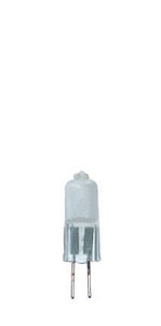 83112 Лампа галогенная 12V 10W G4 (D-9mm, H-33mm) (2000h) сатин Satin  Halogen bulbs guarantee bright light - too bright for some of us. That"s why there are specially frosted halogen bulbs. The grafted surface ensures an even illumination without shadows. The light is much less glaring than regular halogen bulbs. 831.12 Paulmann