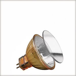Low-voltage reflector lamp, accent, 20 W GU53, gold