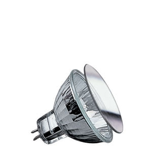 Low-voltage halogen reflector lamp, security, 50 W GU5.3, silver 12 V