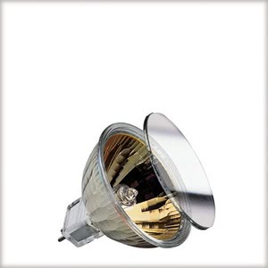 83352 Halogen KLS 10W GU5,3 12V 51mm Gold Gold When comfort is desired candles are lit - or Paulmann Gold light is chosen. Thanks to specially grafted glass surfaces, this halogen bulb creates a warm, relaxed light atmosphere, without wax drippings. 833.52 Paulmann