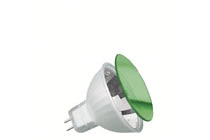 83368 Лампа True Colour 35W GU5,3 12V 51mm, зеленый Reflector lamps for directed light in spotlights, spots and downlights 833.68 Paulmann