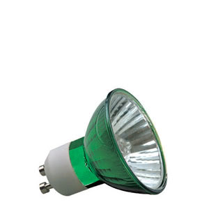 Halogen-Reflektorlampe 35W GU10 230V 51mm Grün