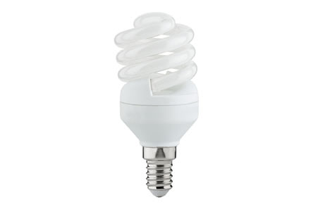 Energy-saving lamp, spiral, 11W E14 230V neutralwhite 230 V
