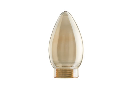 87588 Glas Minikerze Minihalogen Gold Candle bulbs for use with chandeliers, ceiling and wall lamps. 875.88 Paulmann