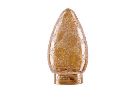 Glass Minihalogen Minicandle, Crocoisite, gold