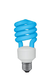 88044 Лампа ESL 230V 15W=75W E27 (D-46mm,H-128mm) синий 880.44 Paulmann
