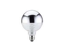 Energy-saving bulb, Global 100, 11 W E27 head mirror bulbs, silver 230 V