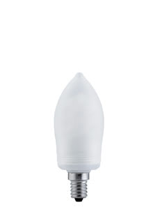 Lámp. Bajo Consumo Lámpara de vela 7W E14 Satinada Blanco cálido