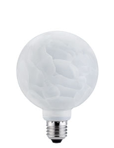 88084 Лампа энергосбер. 10W E27 D=100 алебастр Round and opulent in shape. The ideal lamp for pendants and other ceiling luminaires. 880.84 Paulmann