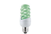 88089 Лампа энергосбер. Spirale 15W E27 Зеленый Can be used universally. Ideal behind glass or shade. 880.89 Paulmann