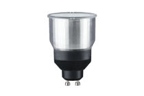 Energy-saving bulb, reflector, 9W GU10 short neck, warm white 230 V