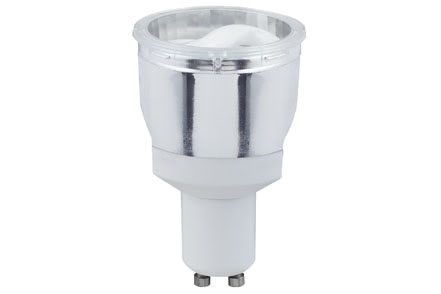 Energy-saving bulb, reflector, 6 W GU10, daylight white 230 V