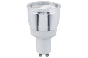 Energy-saving bulb, reflector, 6 Watt GU10 warm white 230 V