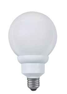 Lámp. ahorro energía Globo 11W=60W E27 110mm luz cálida extra