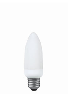 89117 Экономная лампа свеча электроник, опал, E27, 132мм 7W 891.17 Paulmann