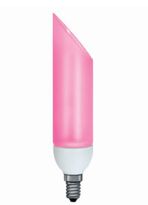 89403 Лампа ESL 230V 9W=50W E14 DecoPipeColor (D-38mm,H-190mm) красный DecoPipe Color  Coloured light, elegantly packed - complete with a good conscience: ESL DecoPipe is an energy-saving lamp designed to look good in all designer lamps. The glass cylinder has a white satin finish, the coloured tube is an ideal combination for creating visual emphasis. 894.03 Paulmann