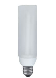 89424 Лампа ESL 230V 23W E27 DecoPipe (D-52mm,H-190mm) натуральный белый DecoPipe  The DecoPipe bulb is haute couture for your lamps: A noble satin glass cylinder sweeps elegantly around the lighting source and ensures non-glare, soft light. Turns every light into a design object. 894.24 Paulmann