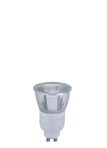 Fluo Réflecteur de verre 7W GU10 Argentée Blanc chaud