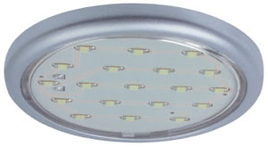 Meuble Spot en Saillie LED 1x1,22W 12V 59mm Chrome mate/matière plastique