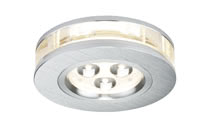 92540 Светильник встраиваемый Premium EBL Liro rund LED 1x3W Alu-g Elegant material - high-quality finish. The decorative LED recessed lights of the Premium Line offer efficient but homelike warm white LED light and meet the most stringent standards for material quality and design. 925.40 Paulmann