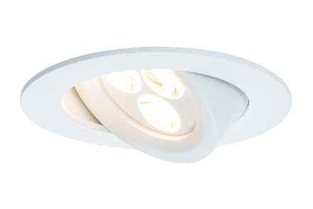 92605 Светильник встр. LED 1x7,5W, белый Elegant material - high-quality finish. The individually swivelling LED recessed luminaires in the Premium Line offer efficient but homelike warm white LED light and meet the most stringent standards for material quality and design. 926.05 Paulmann