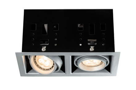 Premium line recessed light set, Cardano LED2, Titanium, 1 pc. set