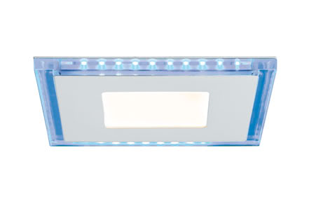 Recessed panel Premium Line 7 W LED white, Warm white, square, 2 pc. set