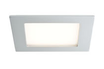 Premium Line recessed wall light set Areal LED, Chrome matt, Square, 3 pc. set