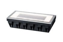 Floor recessed light set Solar Box LED, Stainless steel, 1 pc. set