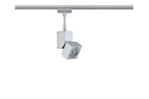 95036 Светильник URail L&E Spot LEDmanz1 1x3W Chr-m The URail rail luminaire -LEDmanz1- is equipped with LED technology and is compatible with all URail items. In combination with the corresponding URail components, you can create your own individual lighting system with a total output of up to 1,000В watt. If you plan to regulate this system with a dimmer, we recommend selecting a URail product with halogen technology; currently, only a small assortment of specially designed LED lamps can be dimmed. 950.36 Paulmann