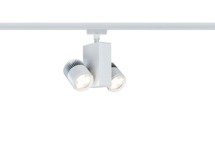 URail, LED spot, 2x9 W, TecLed, 230V, white