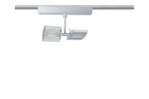95218 URail L+E Spot Linear II 1x2x4,1W chr-m The URail rail luminaire -Linear II- is equipped with LED technology and is compatible with all URail items. In combination with the corresponding URail components, you can create your own individual lighting system with a total output of up to 1,000В watt. If you plan to regulate this system with a dimmer, we recommend selecting a URail product with halogen technology 952.18 Paulmann
