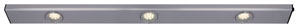 98520 Светильник плоский Flatline LED 3x1W 230V 2700K железо шероховатое (с вкл) 985.20 Paulmann