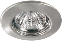 Quality line recessed light, 51 mm, Brushed iron