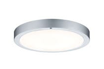 70433 Ceiling lamp, Smooth LED panel 11W chrome matt, white, metal, plastic