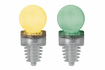 3857 TIP LED Party Ball 2-Cork Green + Yellow