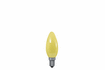 40222 Light bulb, candle 25 W E14, yellow 230 V