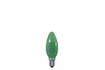 40223 Light bulb, candle 25 W E14, green 230 V