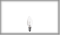 44810 Light bulb, candle 15 W E14, clear 1,31 